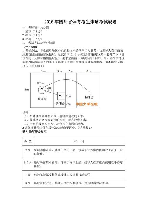 中考体育项目排球规则(球落地了怎么办)