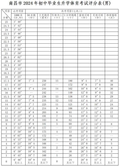 中考体育跳绳评分标准2024(2024年标准又变了)