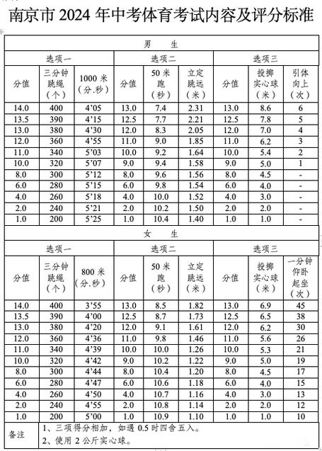 中考体育评分标准2024盐城(影响中考总分吗)