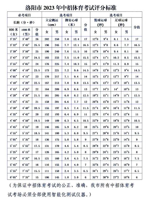 中考体育评分标准2024湖南衡阳(选哪个更容易拿高分)