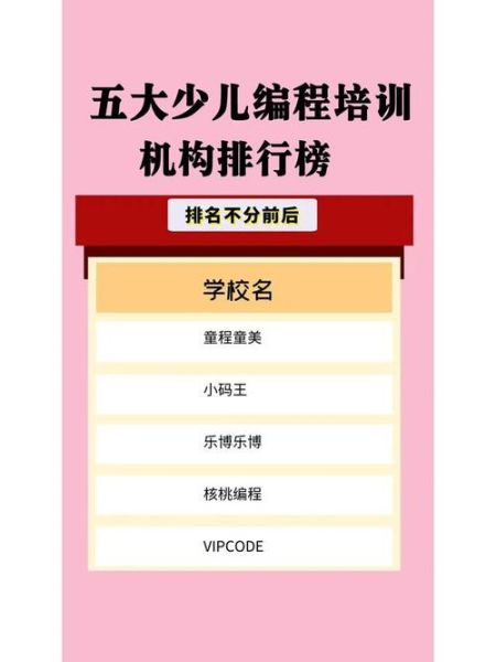 编程培训机构排名(哪家机构的课程更实用更有效)