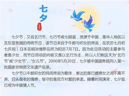 七夕节代表什么？(它还代表着什么)