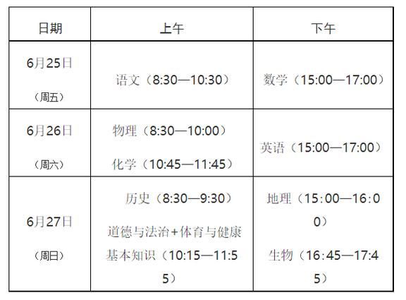 2021年中考几月几号(  今年是几号到几号考啊)